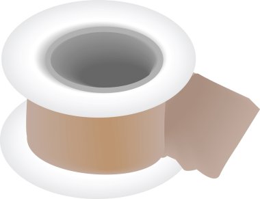 bandaj rulo clipart illüstrasyon