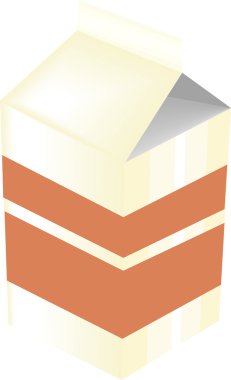 Karton paketin vektör görüntüsü