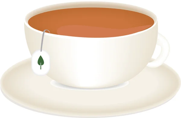 Ilustración clipart té de hierbas — Vector de stock