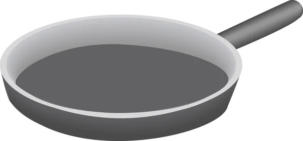 Frying pan clipart illustration — Stock Vector