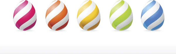 Huevos de Pascua ilustración clipart — Vector de stock