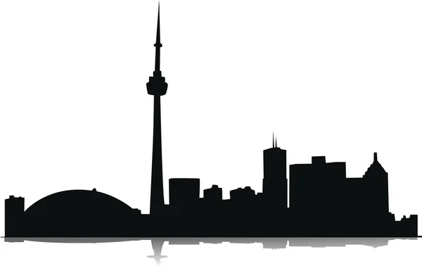 Imagen vectorial de toronto skyline . — Vector de stock