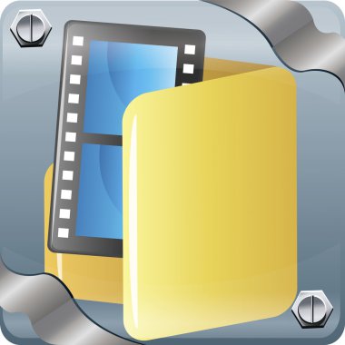 bir film şeridi vektör görüntü.