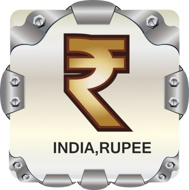 Rupisi işareti vektör