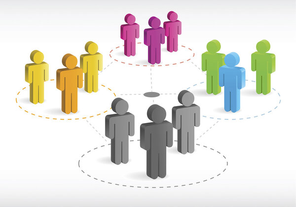 concept of social network.