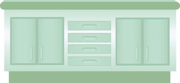 Imagen vectorial de un armario . — Vector de stock