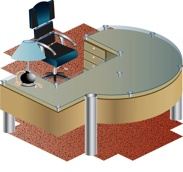 Векторный стол — стоковый вектор