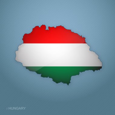Macaristan haritası vektör