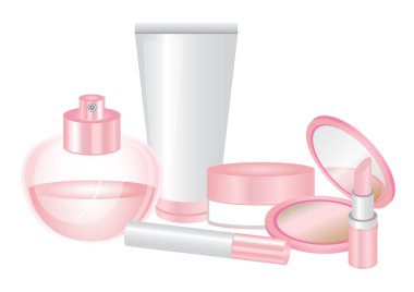 kozmetik clipart illüstrasyon vektör