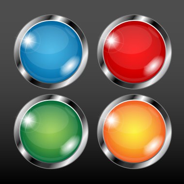 dairesel web simgeler vektör