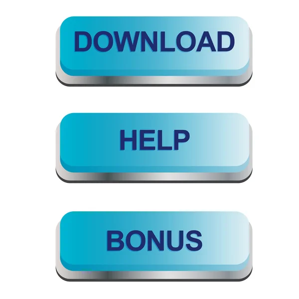 Blue send button, mail mesage — Stock Vector © Grounder #9825542