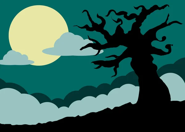 Halloween vector de fondo — Vector de stock