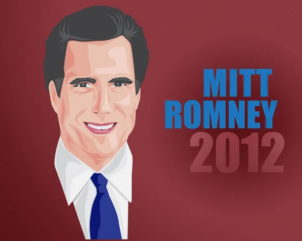 Διάνυσμα mitt romney αφίσα — Διανυσματικό Αρχείο