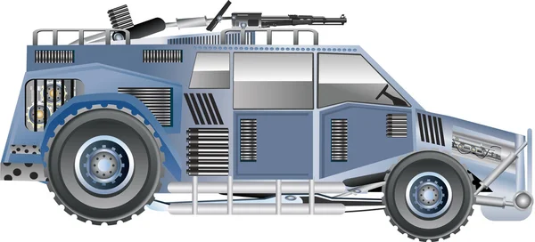 Vecteur de véhicule militaire moderne — Image vectorielle
