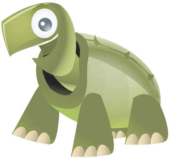 Ilustração clipart vector tartaruga — Vetor de Stock
