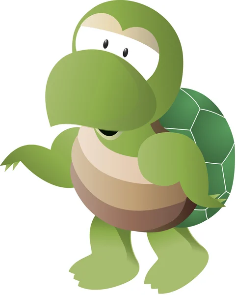 Turtle vector clipart illustration — Stock Vector