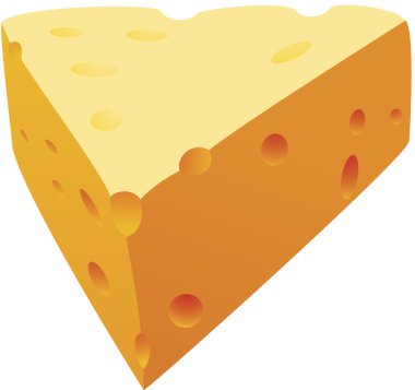 peynir vektörel clipart illüstrasyon