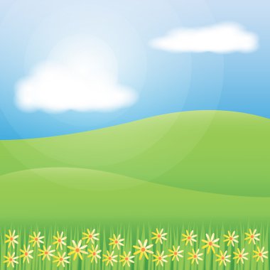 vektör bahar yaz arka plan