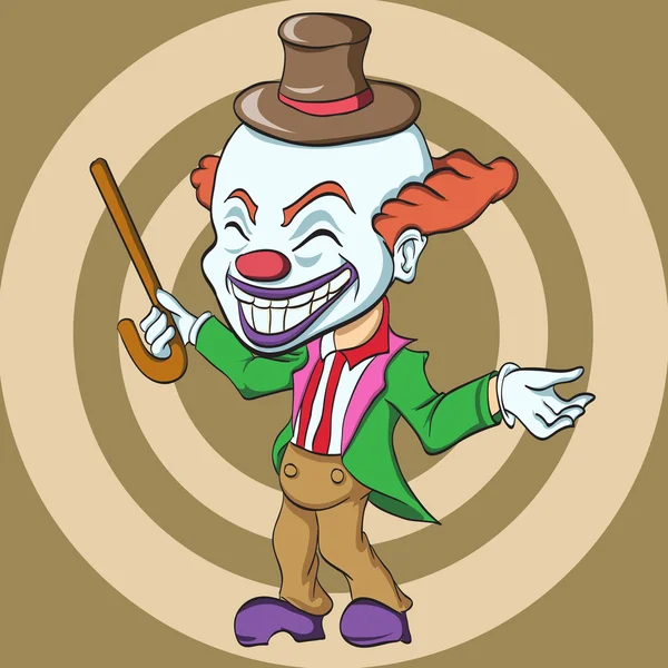 Vector payaso clipart ilustración — Archivo Imágenes Vectoriales