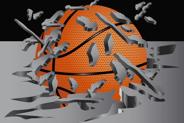 バスケット ボールの抽象的な背景のベクトル — ストックベクタ