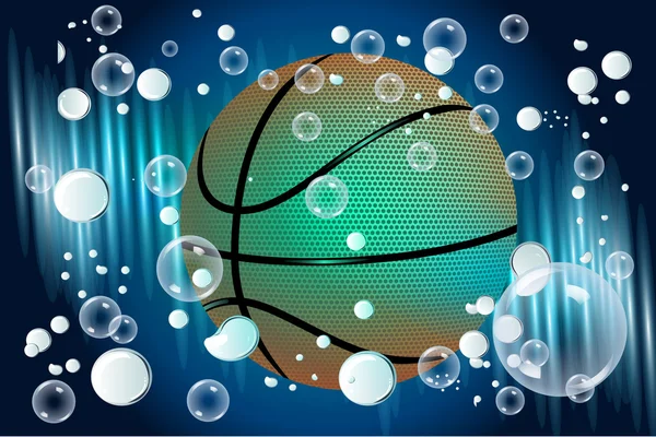 Vector basketball clipart illustration — Stock Vector