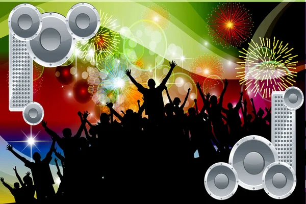 Party people vector — Stock Vector