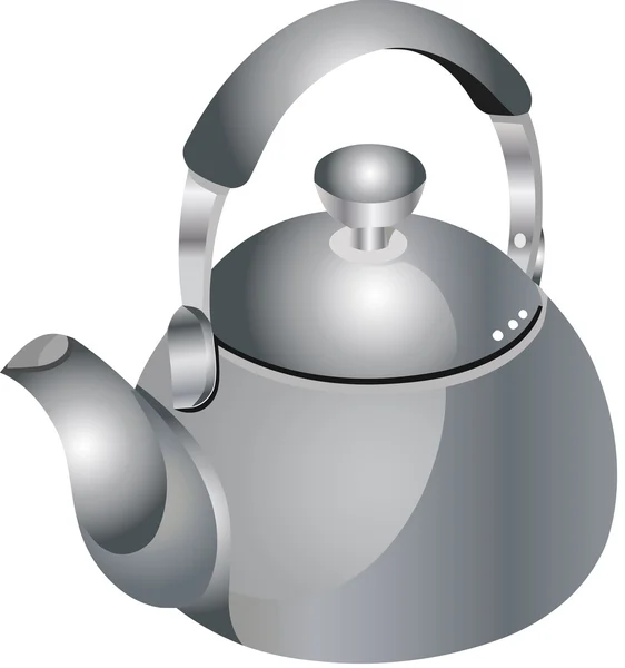 Vector kettle clipart illustration — Stock Vector