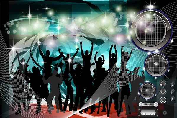 Party people clipart — Stock Vector