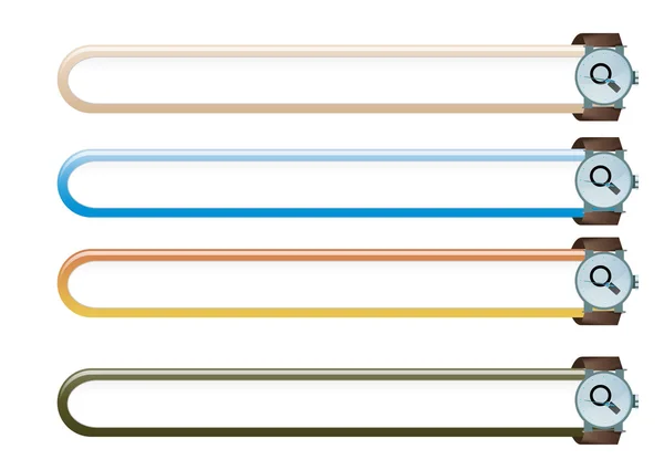 Web search bars vector — Stockvector