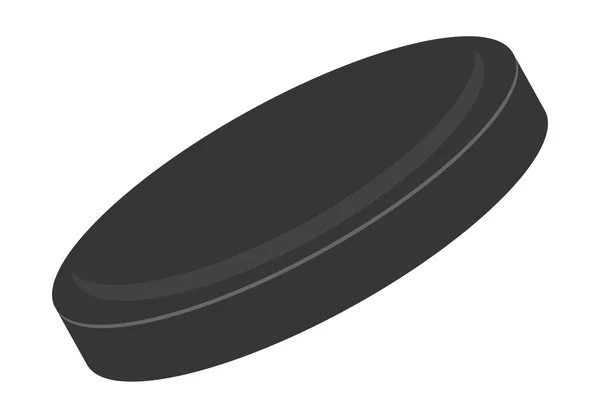 Atletische apparatuur hockeypuck — Stockvector