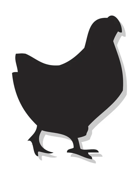 Illustration de clipart de poulet domestique — Image vectorielle