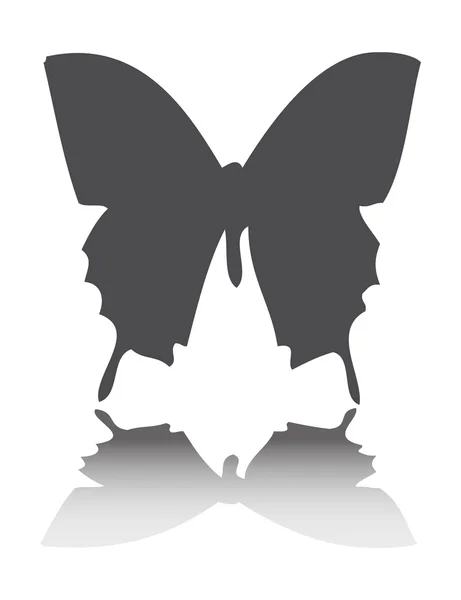 Vector butterflies silhouettes — Stock Vector