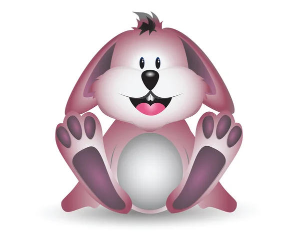 Huevos y conejos de Pascua estampados — Vector de stock