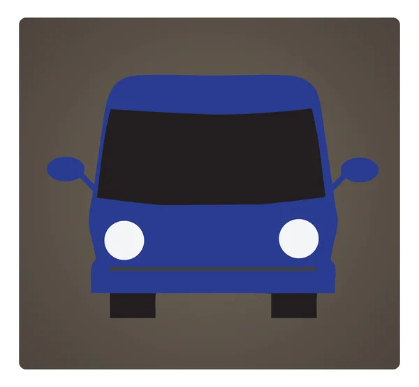 Doprava osobní a nákladní automobily ikona — Stockový vektor