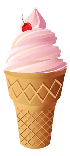 甜点冰激淋插图 — 图库矢量图片