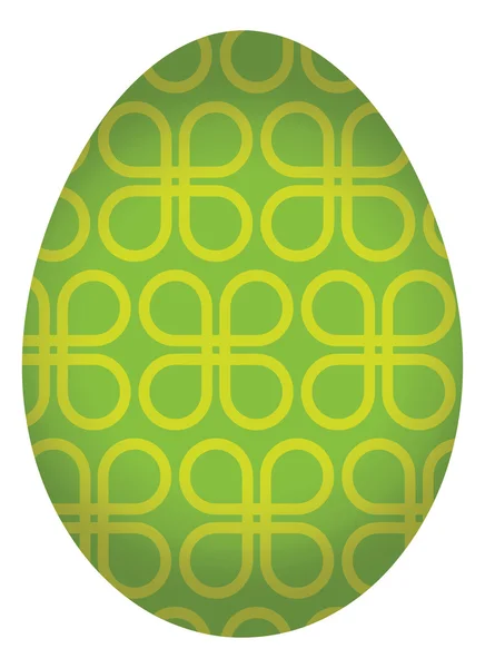 Uova di Pasqua e coniglietti fantasia — Vettoriale Stock