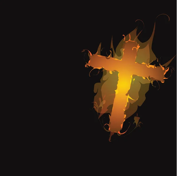 Fond de Pâques chrétien Illustration — Image vectorielle