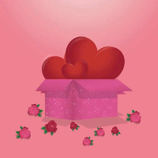 Happy Valentijnsdag illustraties — Stockvector