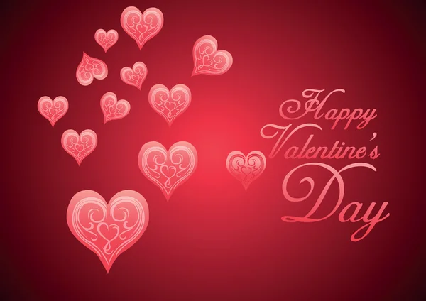 Счастливые иллюзии на день святого Валентина — стоковый вектор