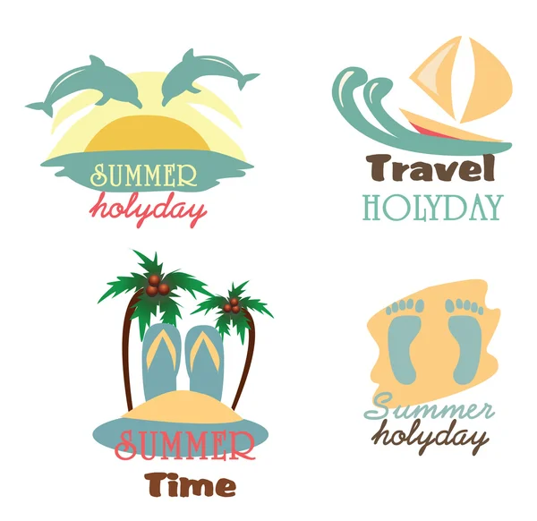 Tropical vacation agency vectors — Stock Vector