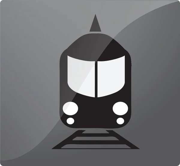 Transportation train icon vector — Stock Vector