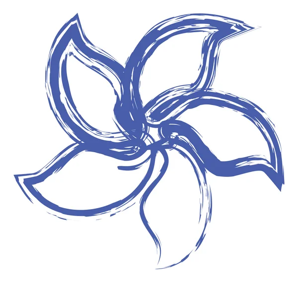 Croquis de fleur fleur illustration — Image vectorielle