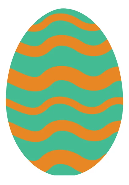 Colored Easter egg vector — Stock Vector