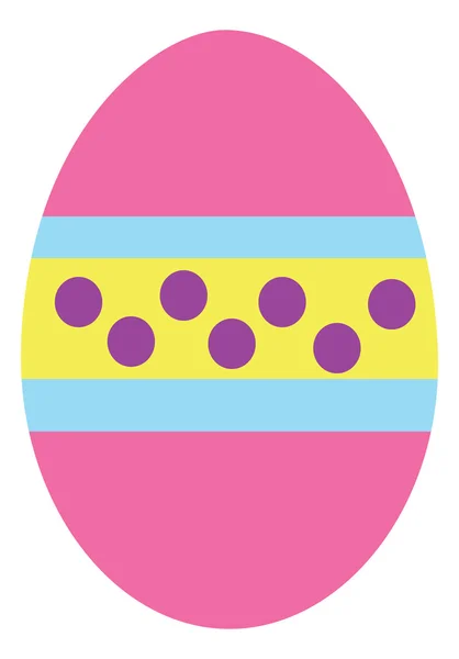 Vektor barevné velikonoční vajíčko — Stockový vektor