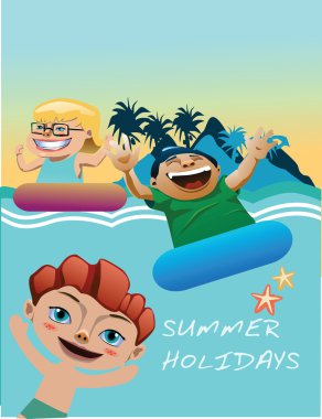 tatil tropikal ajansı vektörel çizimler