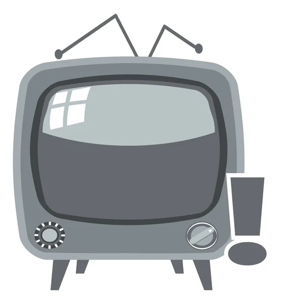 Fernseher Retro-Ikone — Stockvektor