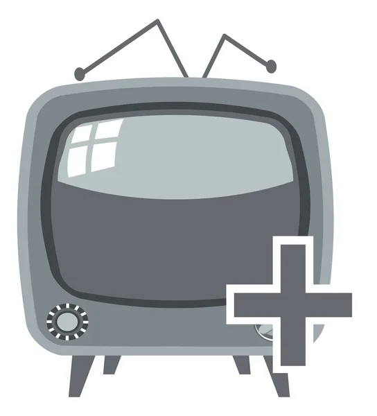 Conjunto de televisão ícone retro —  Vetores de Stock