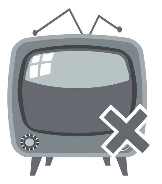 Fernseher Retro-Ikone — Stockvektor