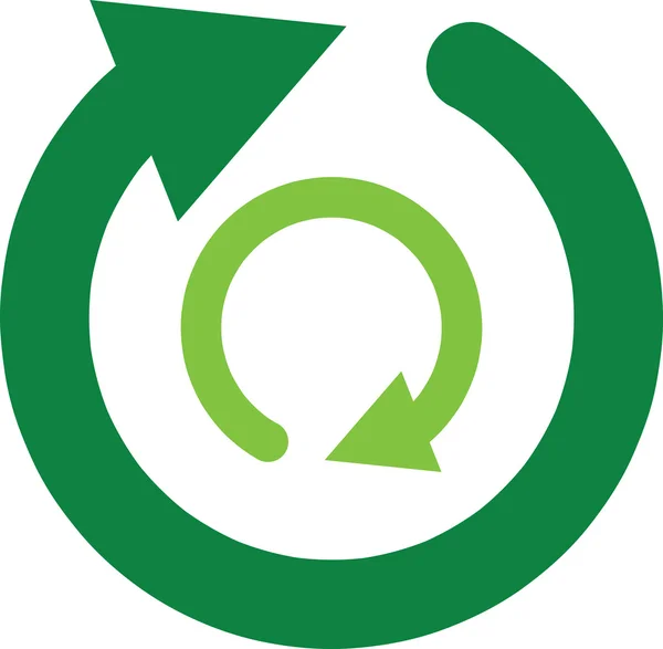 Recykling symbol graficzny ilustracja — Wektor stockowy