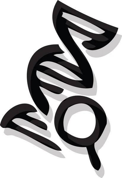 Medizinischer DNA-Code-Vektor — Stockvektor